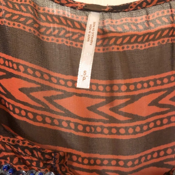 Free People Aztec tunic blouse - Picture 2 of 6